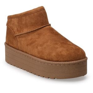 SO - Cierra Platform Boots - Fur Lined